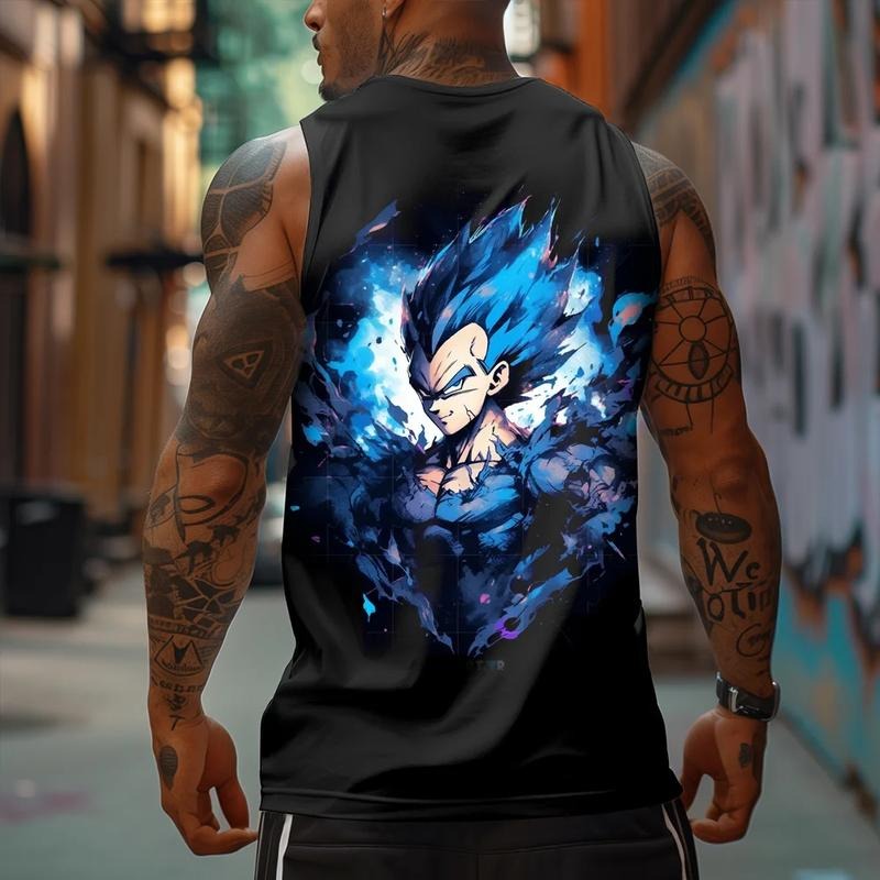 Summer is Here! Stay Cool with Our Stylish Anime Tank Tops Featuring Your Favorite Characters and Trendy Designs...