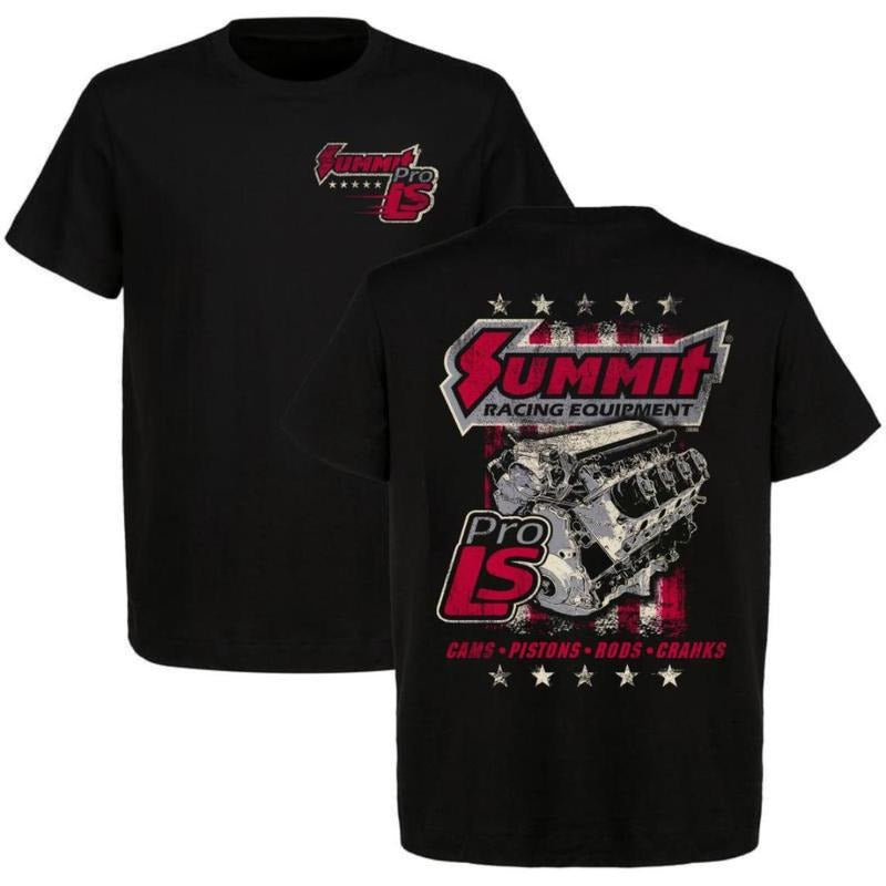 Summit Racing Equipment Pro LS Engine T-Shirts, Truck Shirts Cotton Crewneck Menswear Top, Trendy Shirt - Unisex Shirt...