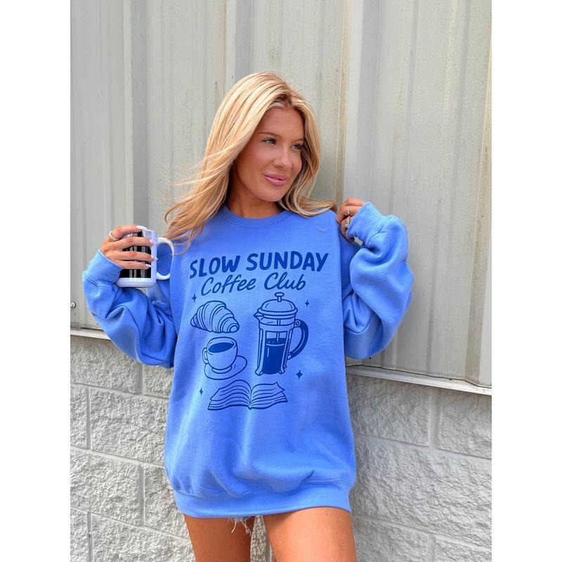 Sunday Coffee Club Graphic Top C.O.C.