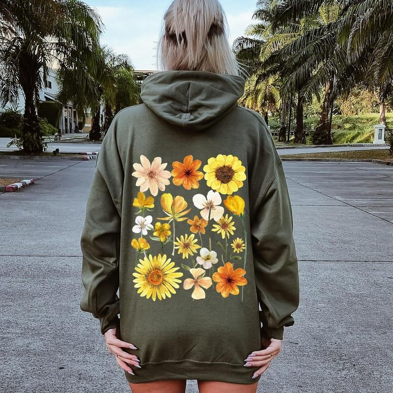 Sunflower Sunshine Hoodie T-Shirts, Sweatshirt | DripVista.com