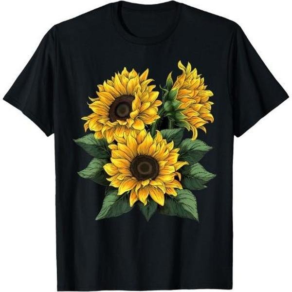 Sunflower bouquet on Sunflower T-Shirt Made in USA Hoodie, Sweatshirt | DripVista.com