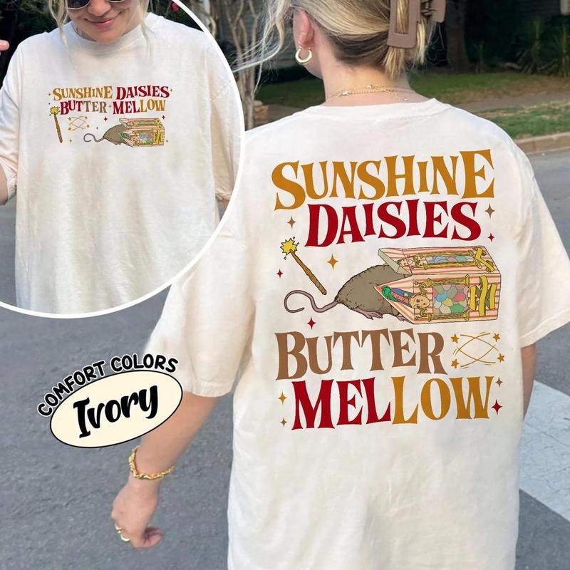Sunshine Daisies Butter Mellow Shirt, Magic Candy Bean T-shirt, Funny Wizard Universal Tee, Universal Fan Gift For HP Fan Shirt SPXI8