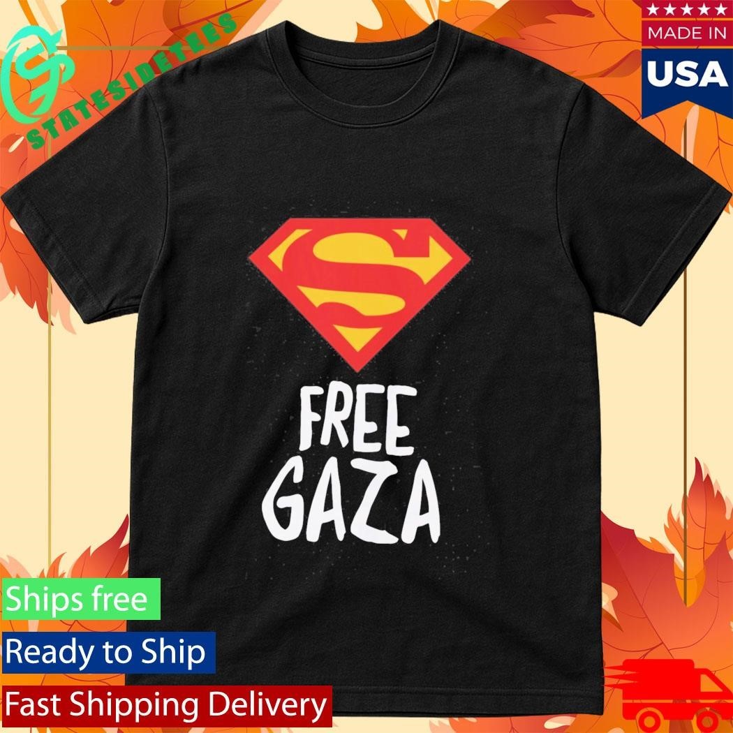 Superman Free Gaza Shirt