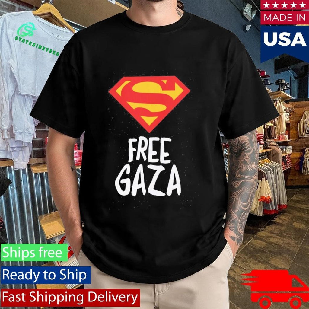 Superman Free Gaza Shirt