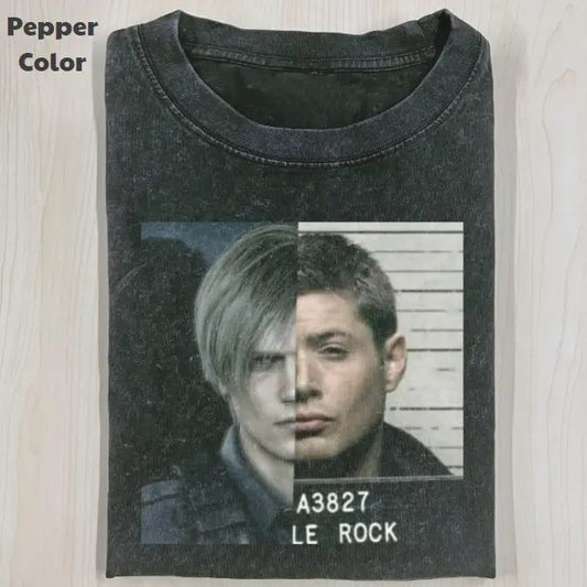 Supernatural Vintage Graphic Tee, Dean Mugshot T-Shirt, TV Series Tee, Unisex Meme Cringe Funny Shirt, Menswear Womenswear Streetwear Cotton Comfort