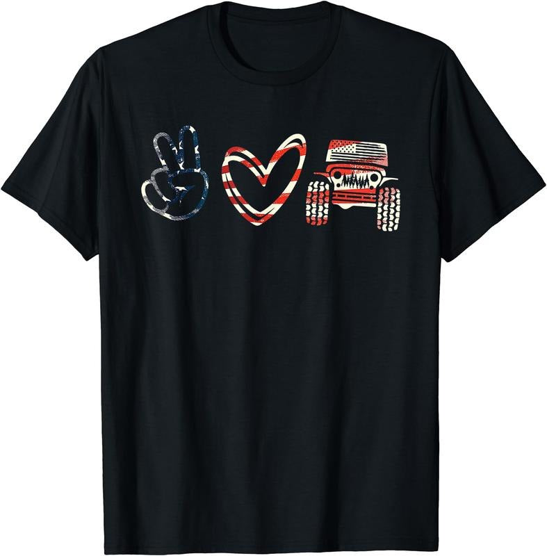 Support Peace Love Peace Love offroad T-Shirt | Unisex Cotton Tee Gift, Crewneck, Short Sleeve Hoodie, Sweatshirt
