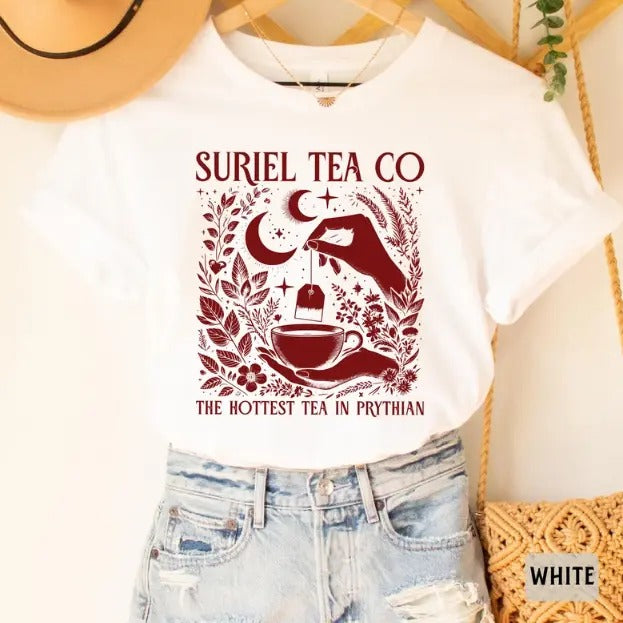 Suriel Tea Co Shirt A Court Of Thorns And Roses Shirt Bookish Shirt Feyre and Rhysand Shirt