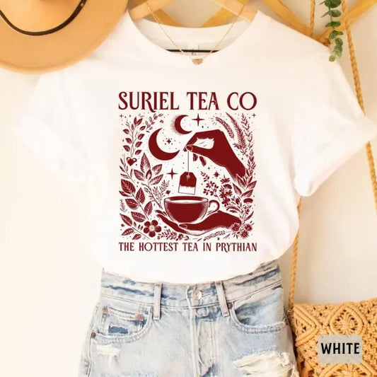 Suriel Tea Co Shirt A Court Of Thorns And Roses Shirt Bookish Shirt Feyre and Rhysand Shirt