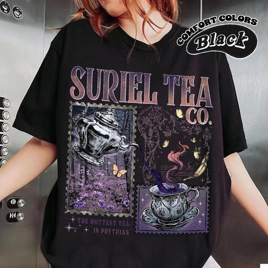 Suriel Tea Co T-Shirt, A Court Of Thorns And Roses Tee, Bookish Shirt, Suriel Tea Tee, Acotar Tee