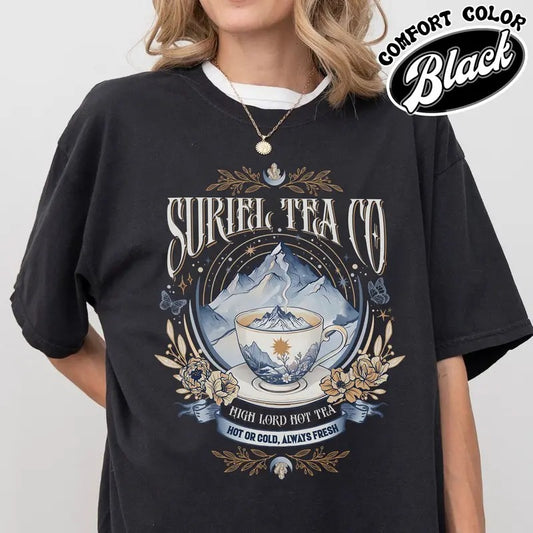 Suriel Tea Co,  ACOTAR Read Books Stay Weird, Things for Book Lovers, throne of glass book merch, dark romance shirts
