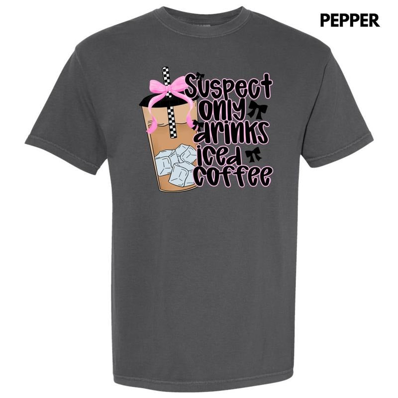 Suspect Drinks Iced Coffee Comfort Colors T-Shirt 'NLB' Hoodie, Sweatshirt | DripVista.com