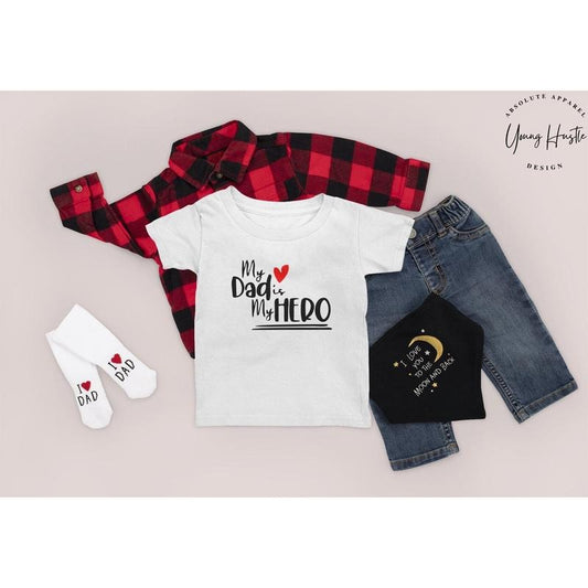 Dad Shirt My Dad Is My Hero Shirt//T shirt/Hoodie/Sweater Dad Is My Hero Tee Best Dad Shirt Daddy Is My Hero Dad Shirt Kids Shirt New Dad Gift Hero Dad Tee