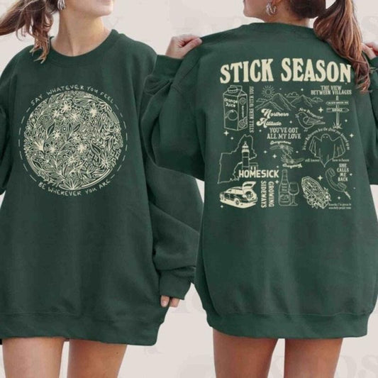 Sweatshirt Stick Season 2024 Sweatshirt 2 SIDES Noah Kahan Shirt Country Music hoodie Noah Kahan Tour Stick Season Sweatshirt Tee