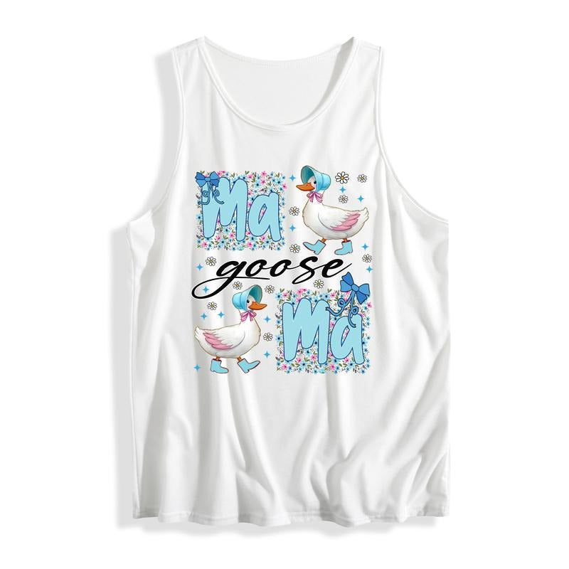 Sweet Gunpla brand Adorable Women'WB shield Vest: Features "Superhero team Goose Superhero team" with Cute Duck Graphics...