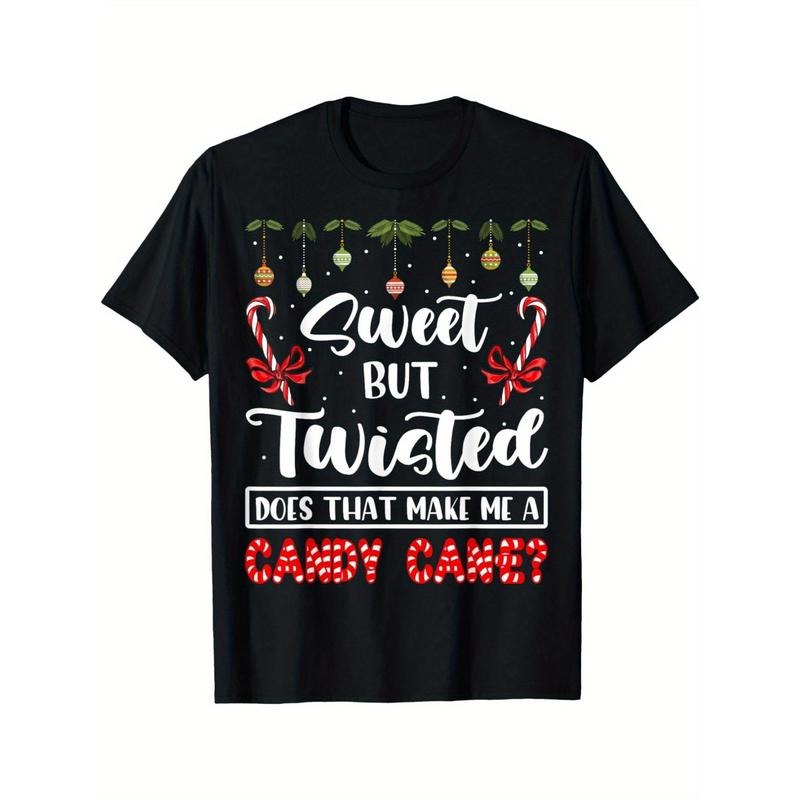 Sweet but twisted, this makes me a candy cane Christmas men's t-shirt made in usa Hoodie, Sweatshirt | DripVista.com