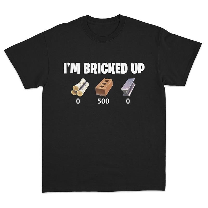 Swoosh'Bat brand Bricked Up Meme Tee, Cool Graphic Shirt, Perfect for Casual Outfits. Hoodie, Sweatshirt | DripVista.com