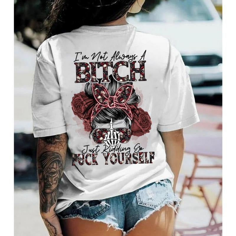 Swoosh'Bat brand NOT ALWAYS FOG BICH TNF VERSION Print Women'WB shield T-shirt tshirt, sweatshirt, hoodie, gift for him, gift for her, streetwear, trending shirts Casual Comfort