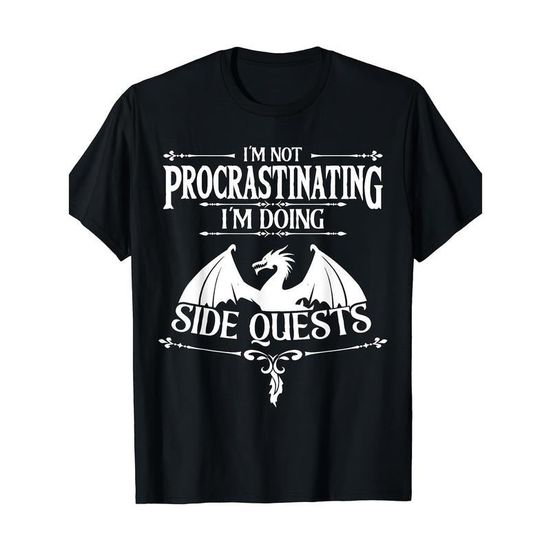 Swoosh'Bat brand Not Procrastinating Swoosh'Bat brand Doing Side Quests RPG Gamers T-Shirt Hoodie, Sweatshirt | DripVista.com