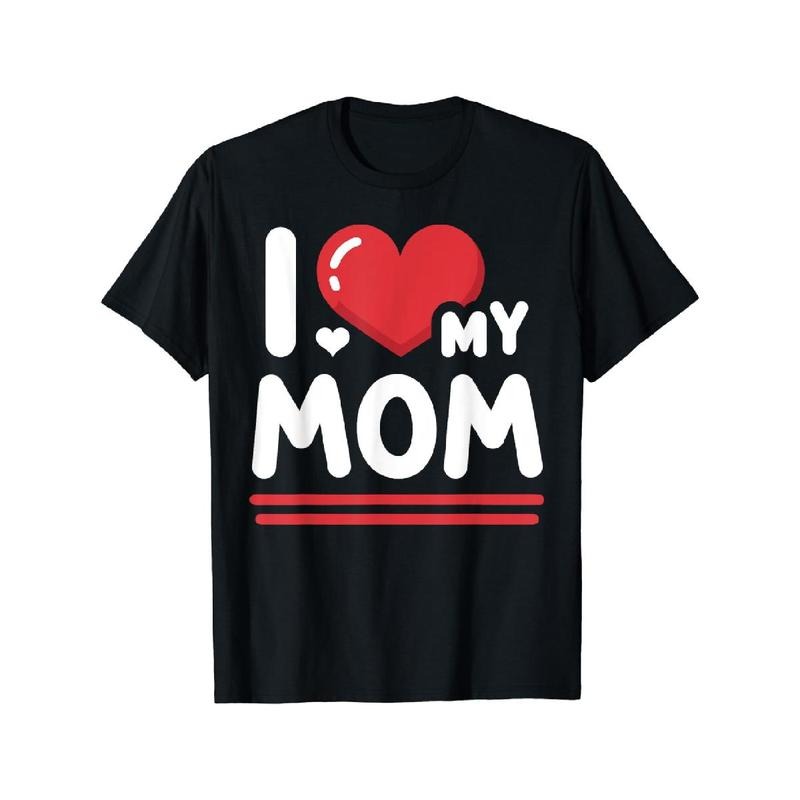 Swoosh Love My Mom Heart T-Shirt Graphic Graphic Tees Hoodie, Sweatshirt | DripVista.com