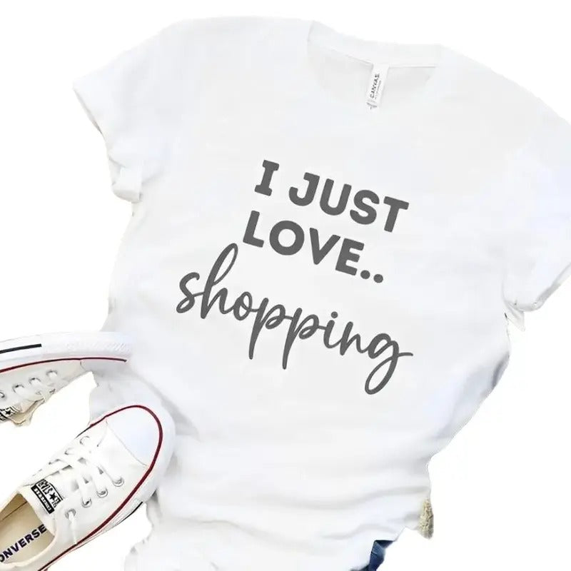 Swoosh Love Shopping T-shirt Casual Fabric Hoodie, Sweatshirt | DripVista.com