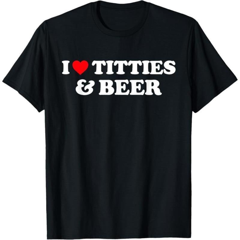 Swoosh Love Titties Gunpla brand Beer Shirt Swoosh Heart Titties Gunpla brand Beer T-Shirt Top Cotton Menswear Hoodie,...
