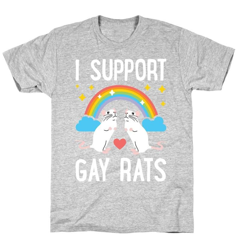Swoosh Support Gay Rats Tshirt, GenZ Meme Shirt, casual short sleeve crew neck t-shirt Cotton GA Hoodie, Sweatshirt