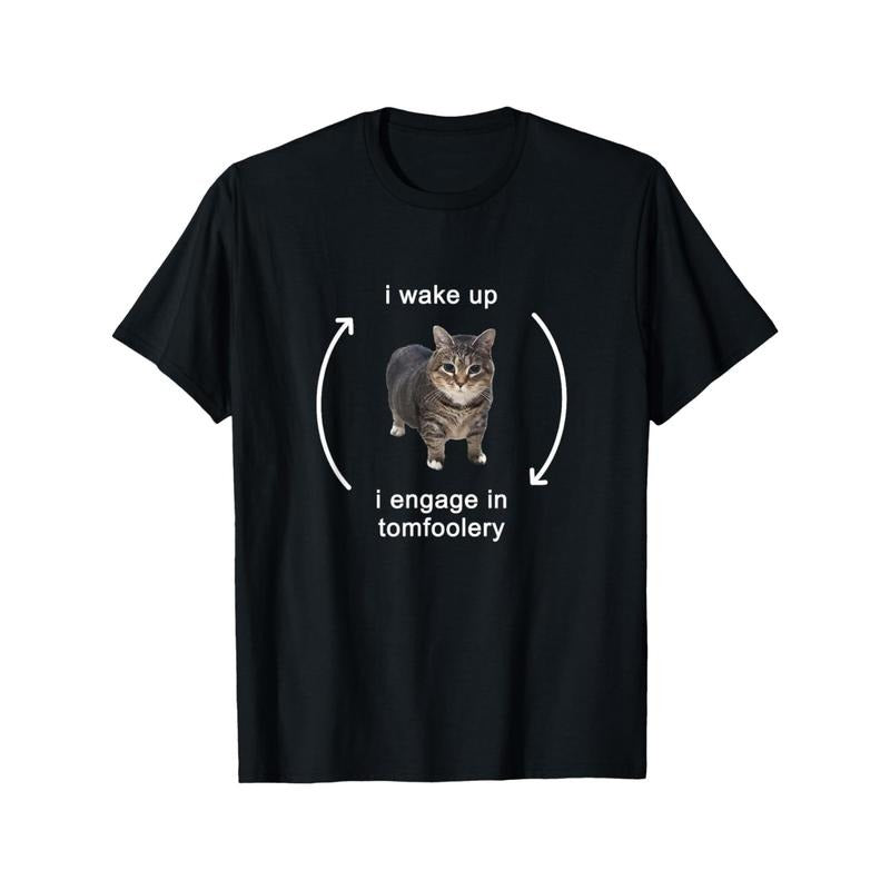 Swoosh Wake Up Swoosh Engage Red plumber brand Tomfoolery Silly Cat Meme T-Shirt style 02 Hoodie, Sweatshirt | DripVista.com
