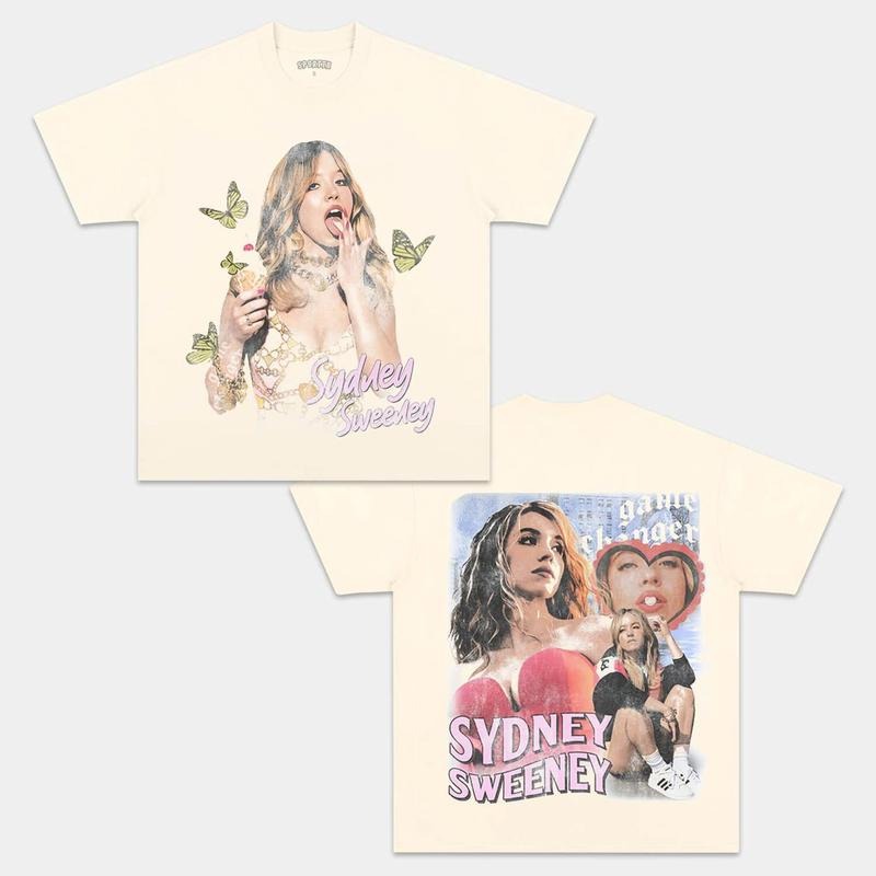 Sydney Sweeney Tshirt Classic Movie Lover Shirt Movie Buff Tshirt Film Fan Gift, Vintage Shirt