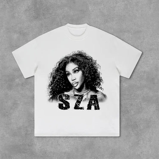 Sza Graphic Print Cotton T-Shirt, S to 4XL, Menswear
