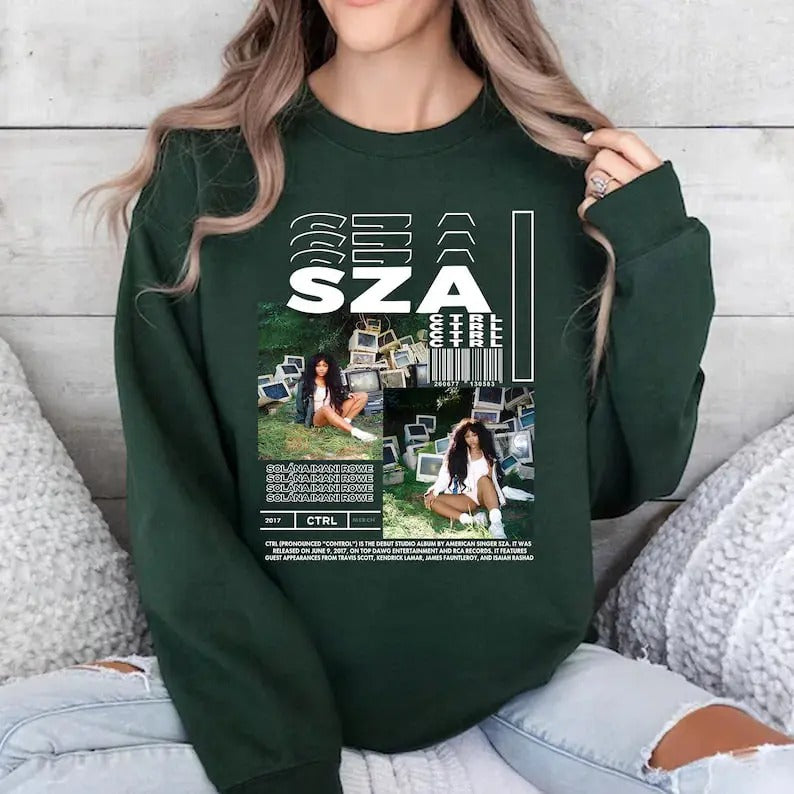 Sza Music Merch Shirt, Sza Sos Album 90s Tee, Sza Tour Rapper Gift Bootleg Inspired Sweatshirt, RnB shirt, Rapper shirt