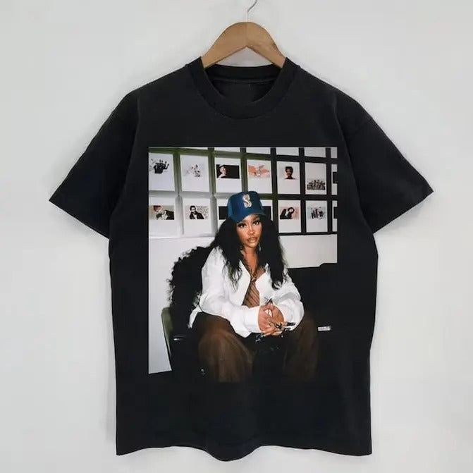 Sza Vintage Shirt, Sza New Bootleg 90s Black T-Shirt, Sza Photoshoot Shirt, Music RnB Singer Rapper Shirt, Gift For Fan...