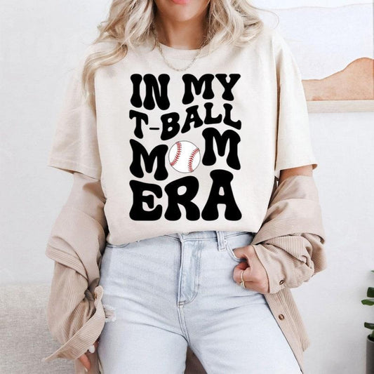 T - Ball Mom Shirt, In My T - Ball Mom Era Shirt, Game Day Sweater, Sport Mom Shirt, Baseball Lover Shirt, Baseball Mom Crewneck