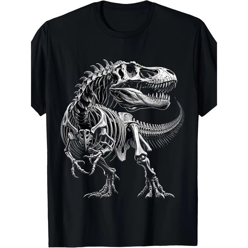 T-Rex Fossil Dinosaur Paleontologist T-Shirt Made in USA