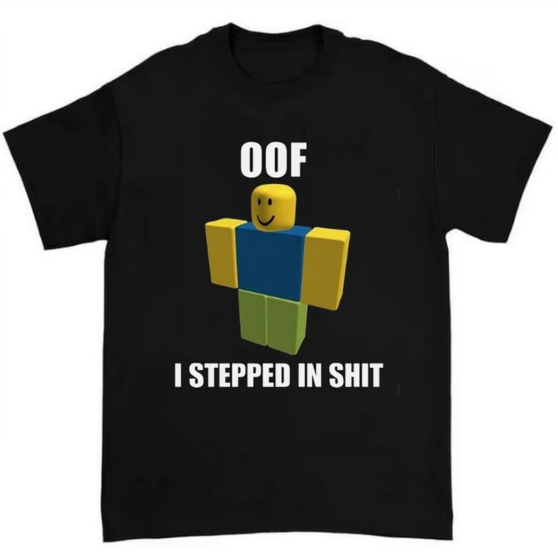 T-Shirt Roblox Highlighting Nostalgic and Iconic Gaming-Inspired Artwork