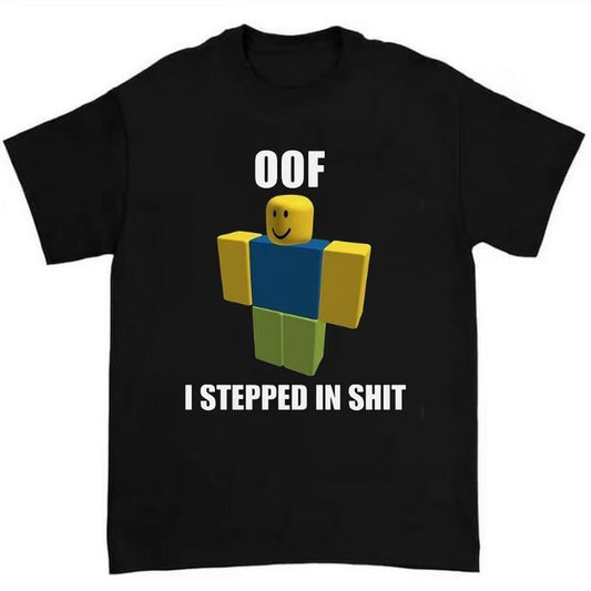 T-Shirt Roblox Highlighting Nostalgic and Iconic Gaming-Inspired Artwork