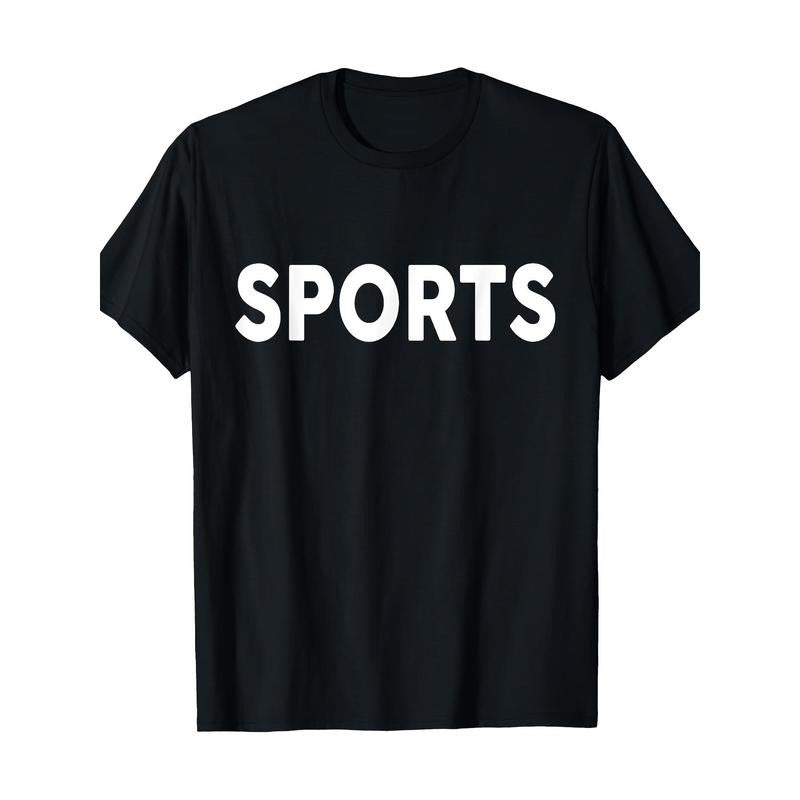 T-shirt with "Sport" printed on it -100% cotton Made in USA Hoodie, Sweatshirt | DripVista.com