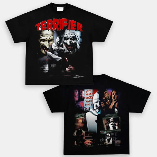 TERRIFIER TEE  Trending Movie T shirt Vintage 90s T-shirt gift for Movie fans gift for him gift for her unisex T-shirt Urbanwear Shirt