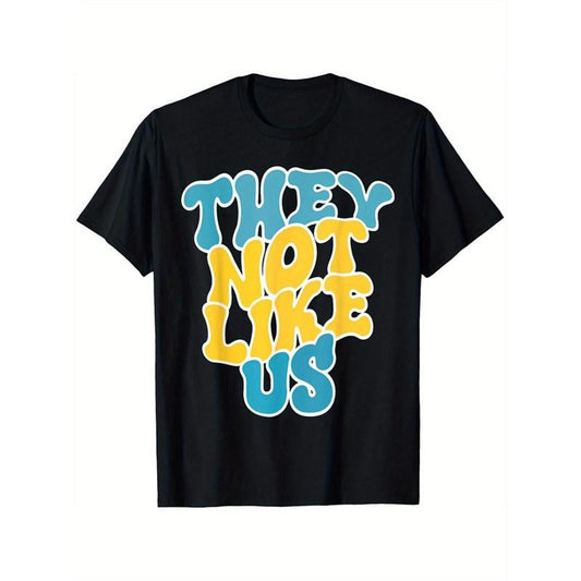 THEY NOT LIKE US T-Shirt Funny Men Women T-Shirt made in usa