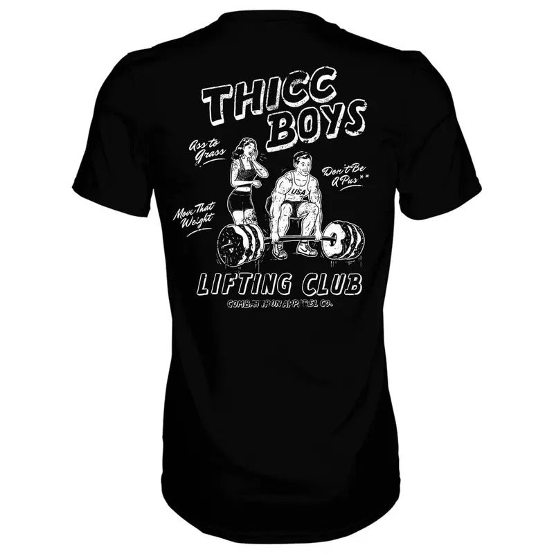 THICC BOYS WORKOUT CLUB MEN'S T-SHIRT Hoodie, Sweatshirt | DripVista.com