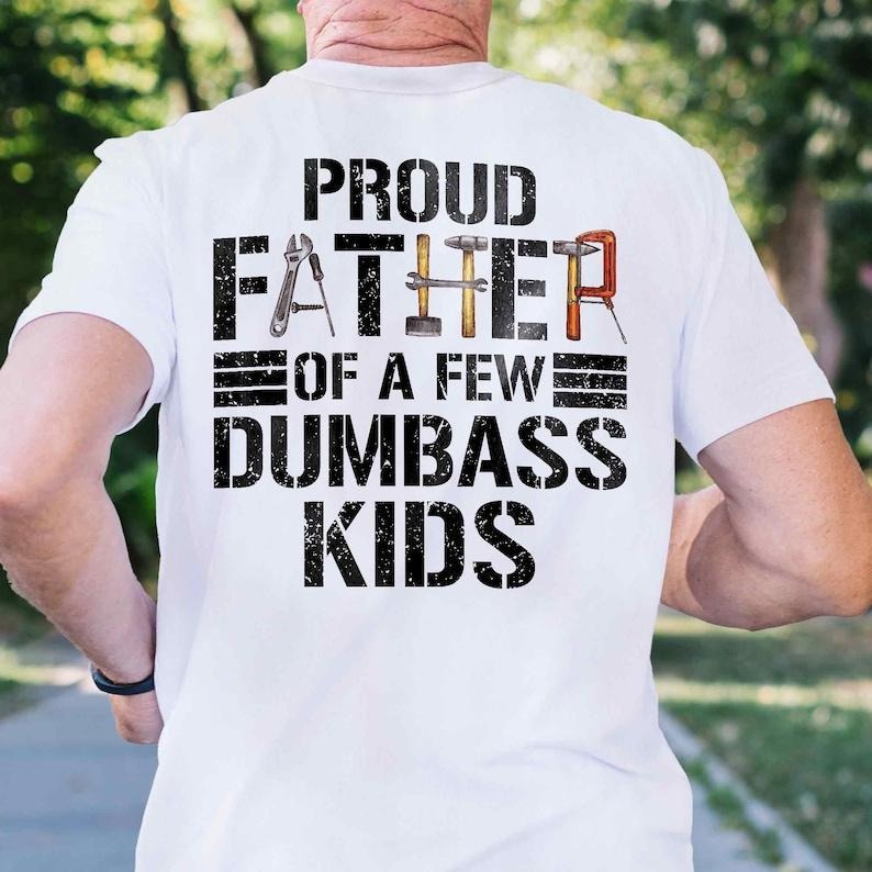TNF Day Cotton Shirt, Funny Shirt For Dad, TNF Tools Shirt, Proud TNF FOG WB shield Few Dumbass Kids, Tool Dad Tee, Gift...