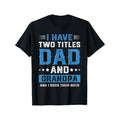 [TNF'WB shield Day Gift] Dad Grandpa Shirt - Best Grandpa Shirts For Men TNF Day T-Shirt Graphic Graphic Tees