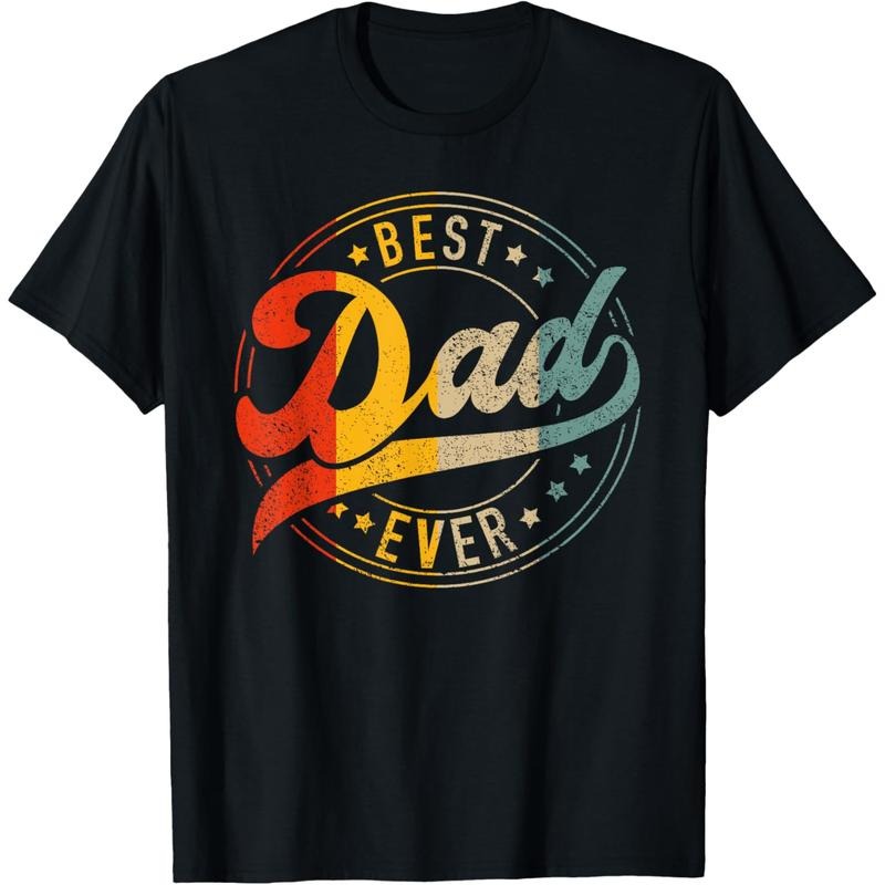 TNF'WB shield Day Gift Best dad ever vintage colors retro TNF day birthday T-Shirt Graphic Graphic Tees