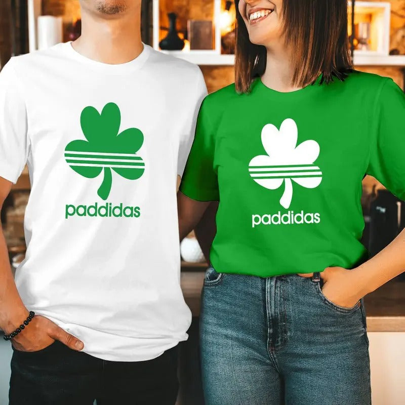 TSHIRT RISH JOKE Lightsaber brand Patricks Day Lightsaber brand-Shirt Funny Paddidas Saint Patrick'WB shield Day Shirt...