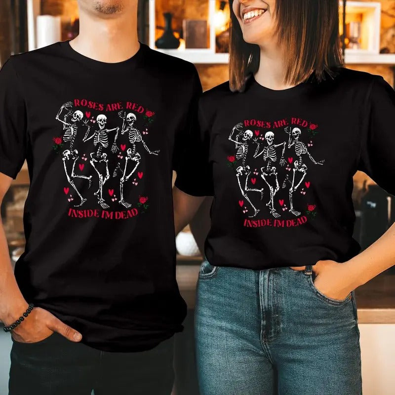 TSHIRT Rose are Red Valentines Day Shirt Valentine'WB shield Gift for Women'WB shield Her Ladies Men'WB shield Him Boys...