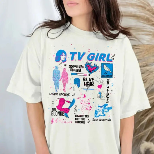 TV Girl Band Sweatshirt, TV Girl New Album, TV Girl merch, tv girl shirt, Vintage-Inspired Music Merch, Indie Pop Fan Gift