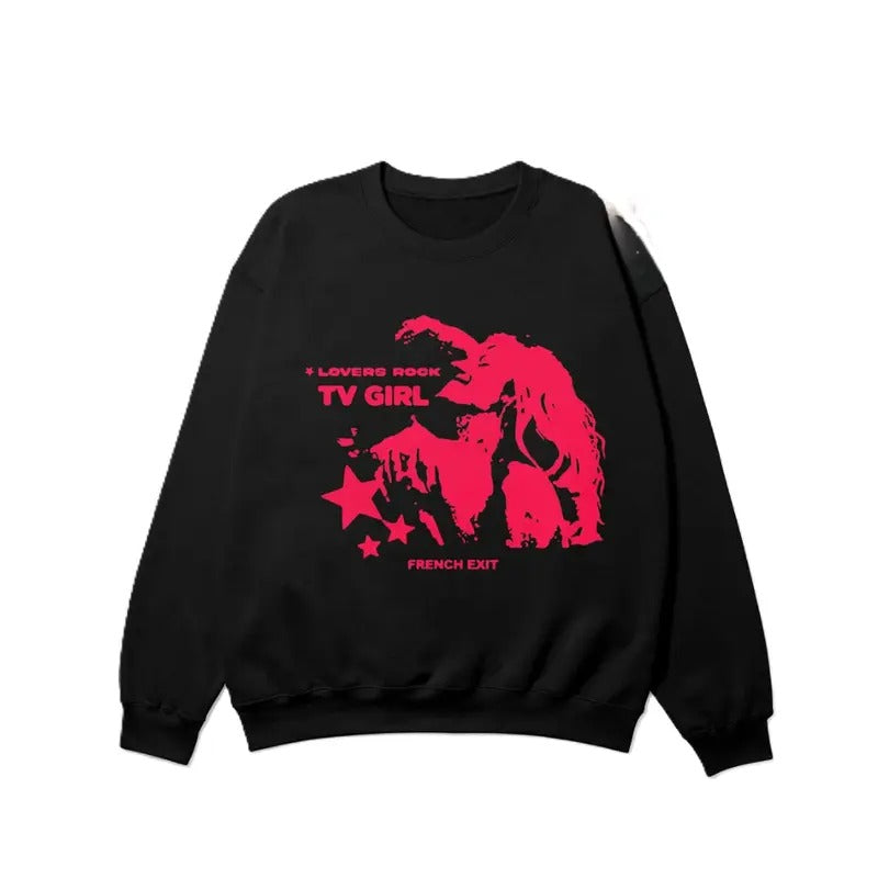 TV Girl French Exit Sweatshirt - Unisex Indie Music Band Graphic Shirt - Vintage Music Poster Gift