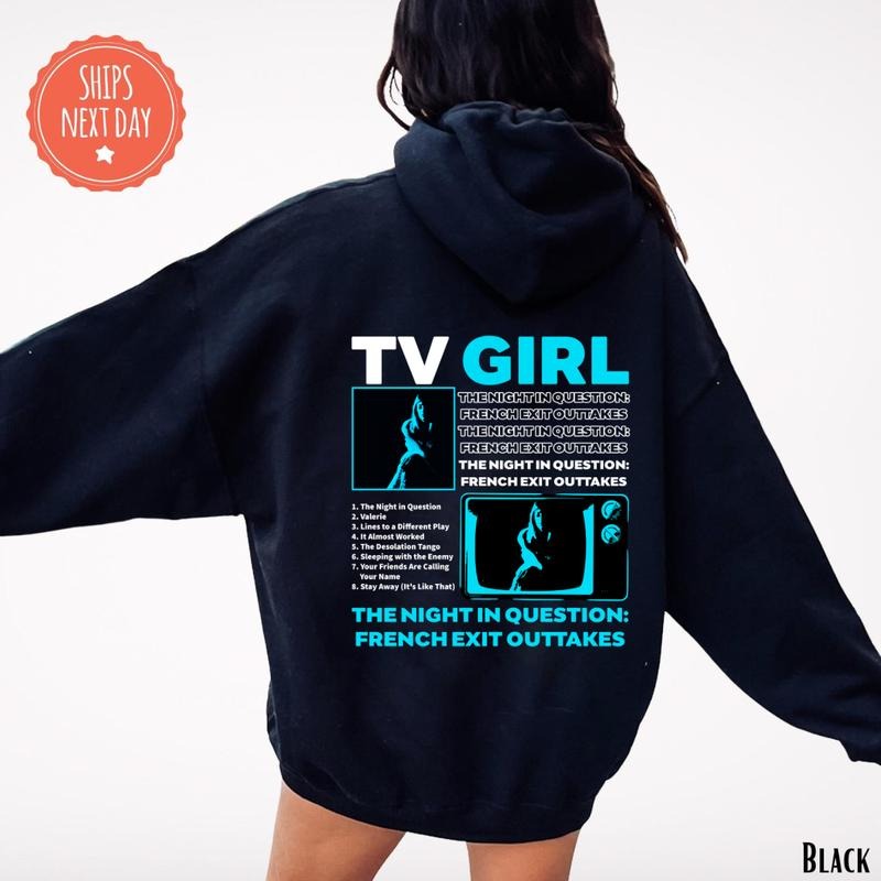 TV Girl Shirt, TV Girl The night in question: french exit outtakes Sweatshirt, TVGirl Artist Hoodie, Music Shirts, trending shirt
