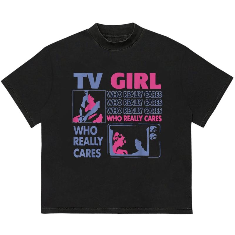 TV Girls T-Shirt HipHop Graphic Everyday Graphic Tee Bold T-Shirt for Night Out Vibes Hoodie, Sweatshirt | DripVista.com