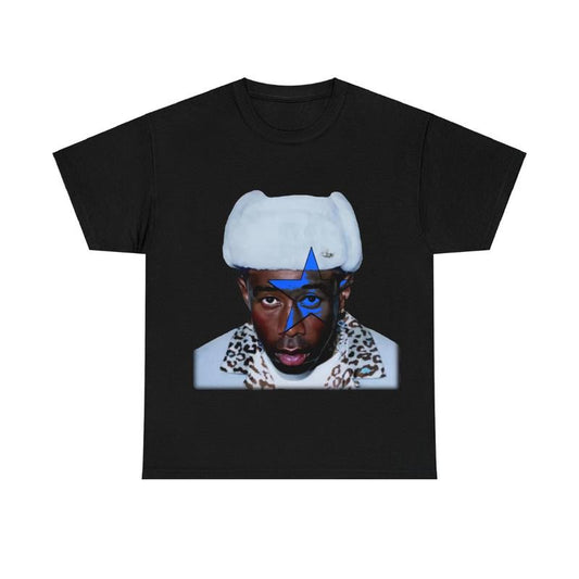 TYLER Blue Star Tee The CREATOR T Shirt Classic Cotton