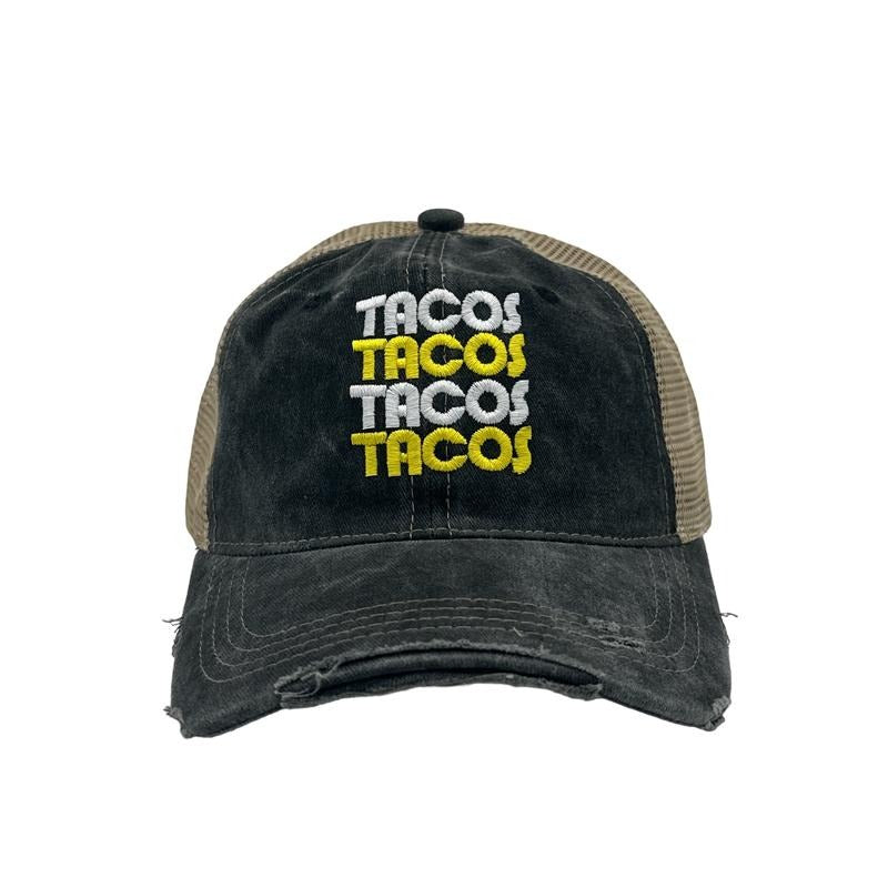 Tacos Tacos Tacos Hat Funny Retro Food Graphic Cap Funny Hats Funny Food  Novelty Caps for Men Standard T-Shirts, Hoodie,...
